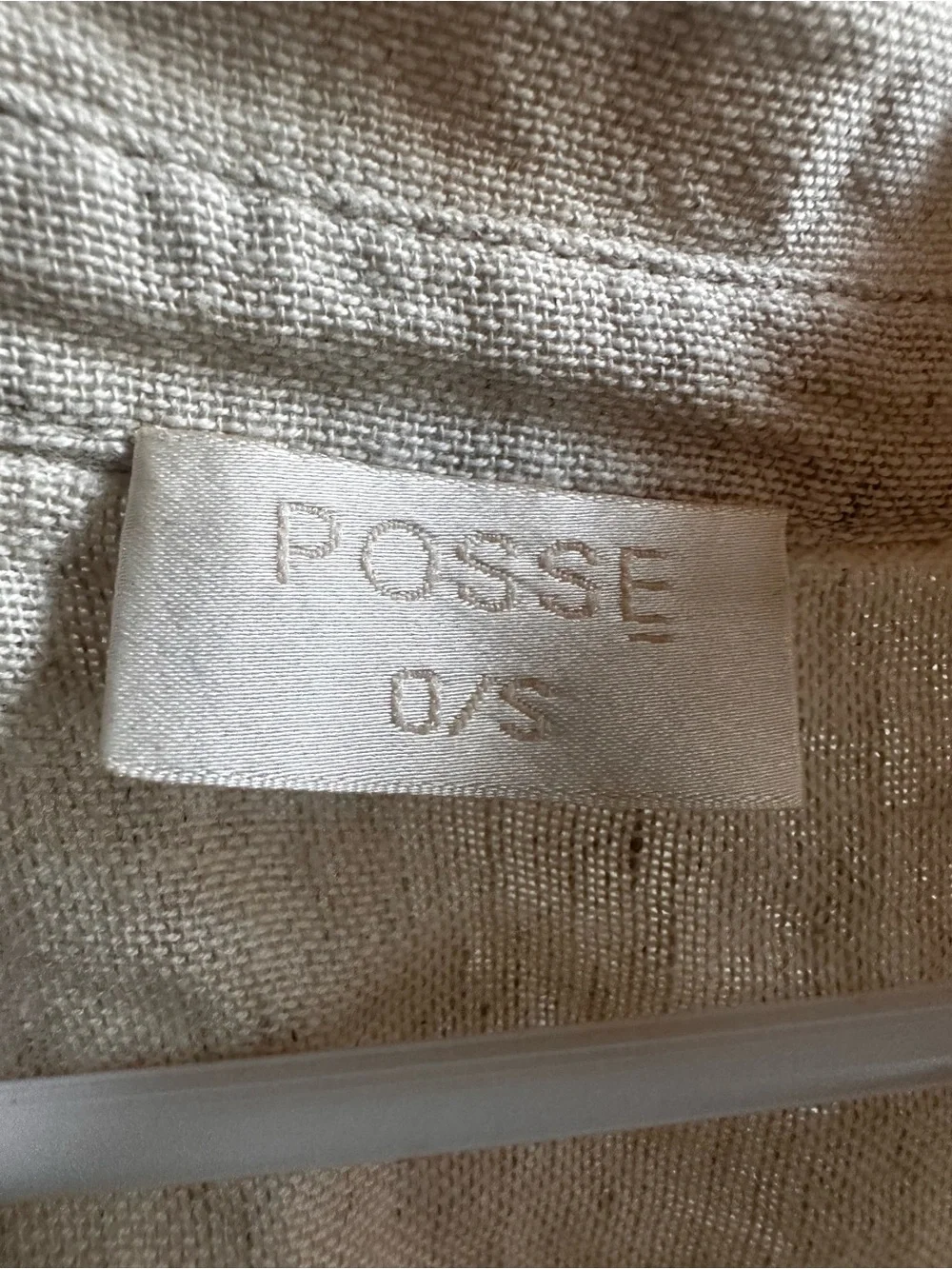 Posse Cream Striped  Cotton Linen blend TOP NWOT EXACTLY AS  PICTURED❤️